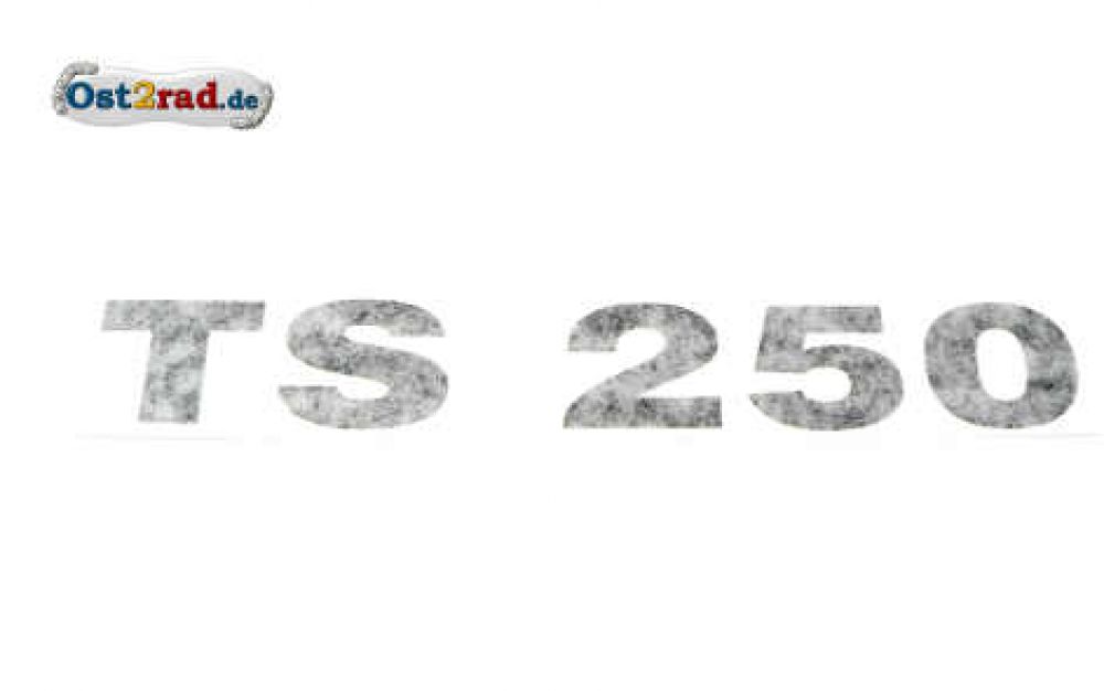 Sticker MZ TS250 black