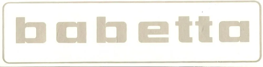 Aufkleber Tank JAWA Babaetta silber Aufkleber Tank JAWA Babaetta silber