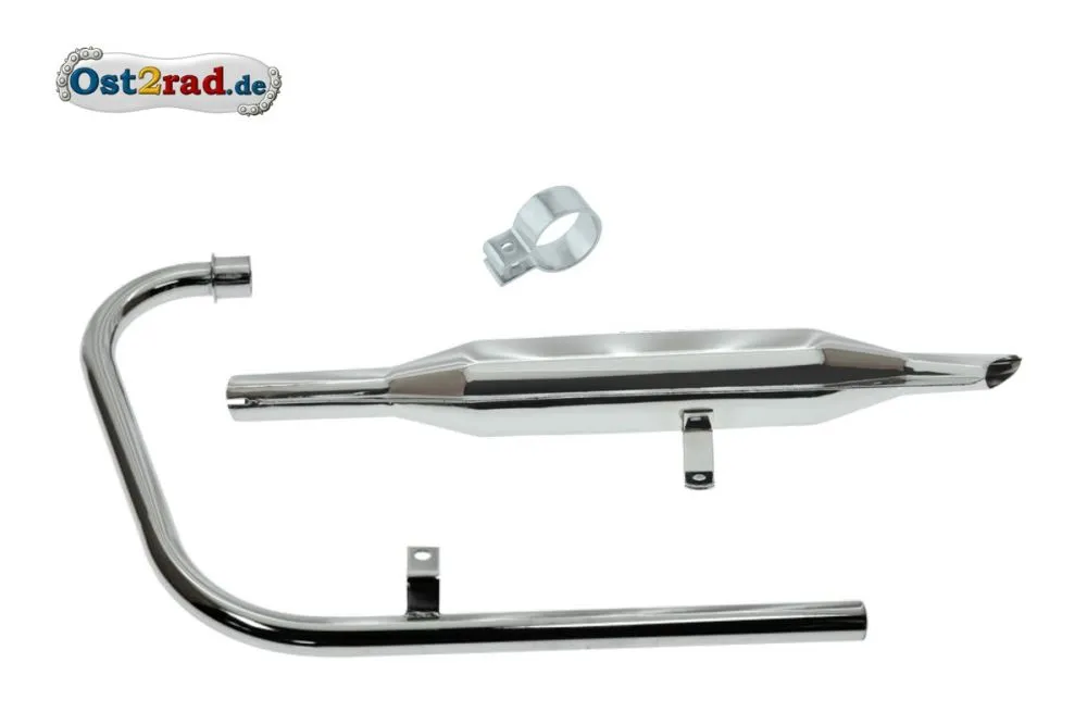 Auspuff SATZ Fischschwanz Simson AWO -T ø40mm bis 1953 ohne Blechkante Auspuff SATZ Fischschwanz Simson AWO -T ø40mm bis 1953 ohne Blechkante