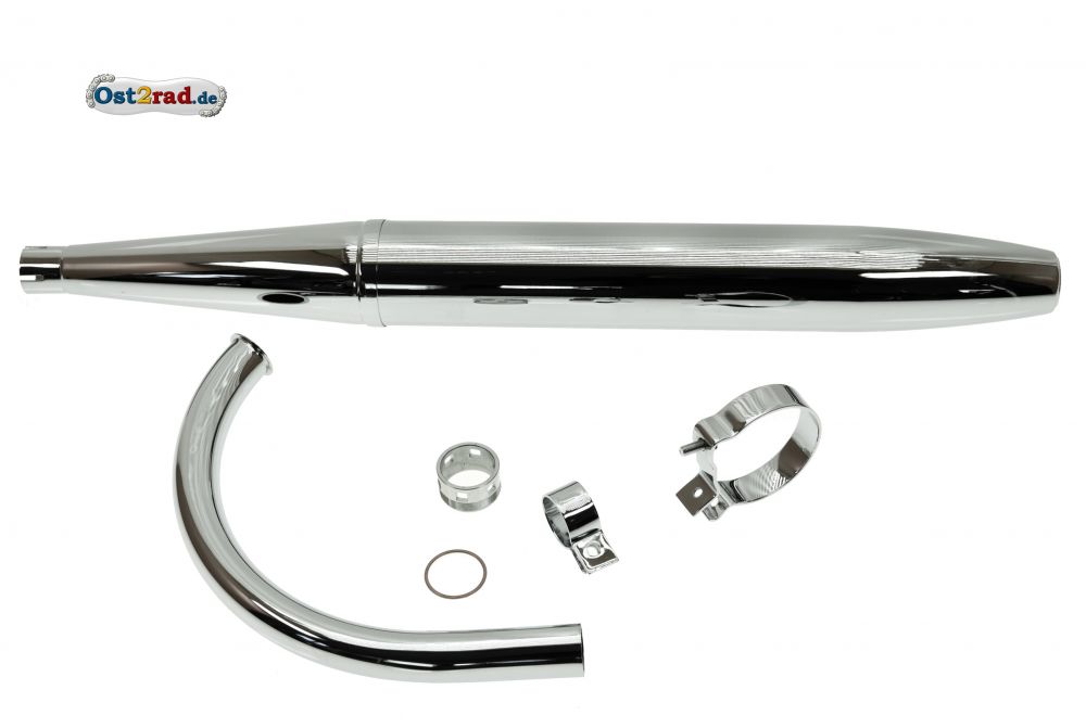 Auspuffsatz passend für MZ ES 125, 150 80cm Zigarre Auspuffsatz passend für MZ ES 125, 150 80cm Zigarre