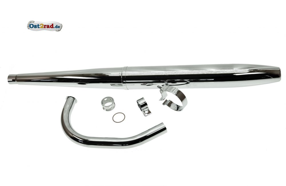 Auspuffsatz passend für MZ ES 125, 150 96cm Zigarre Auspuffsatz passend für MZ ES 125, 150 96cm Zigarre