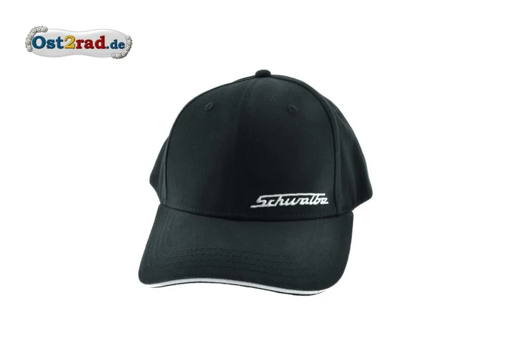 Basecap Schirmmütze mit Schwalbe Schriftzug Basecap Schirmmütze mit Schwalbe Schriftzug