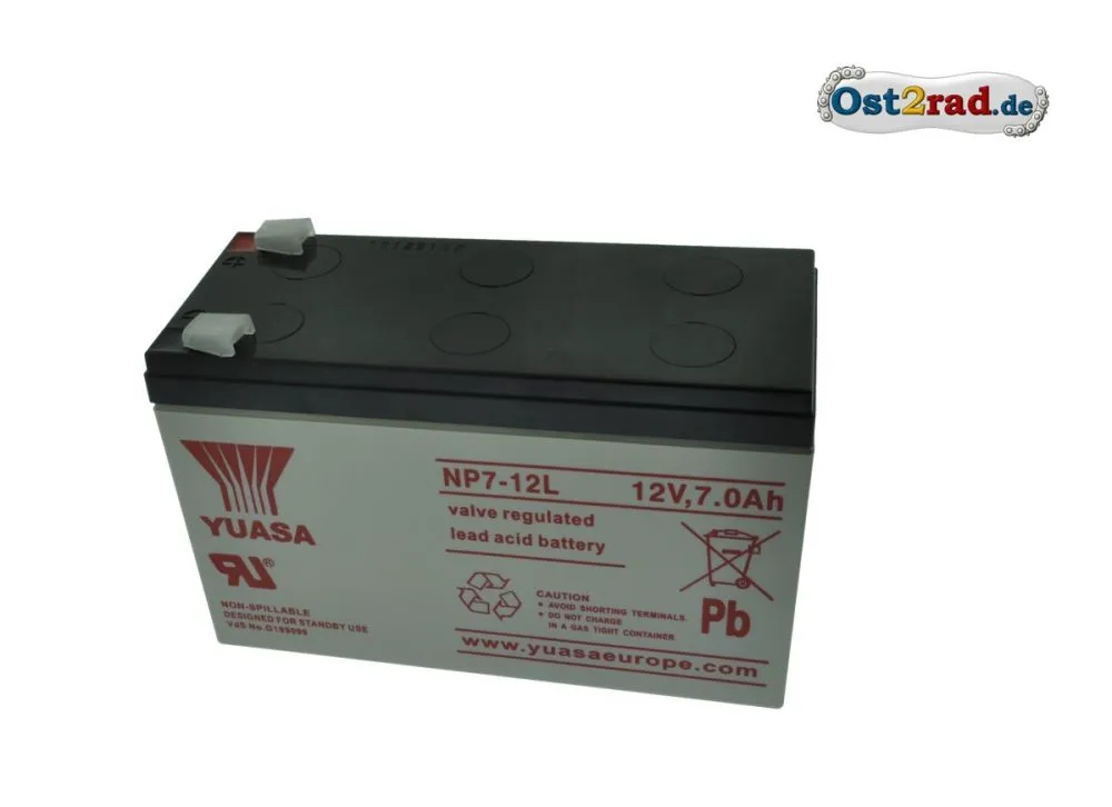 Batterie 12V 7Ah Blei-Säure-Batterie wartungsfrei SR 50 SR 80 CE XCE XGE MXGE Batterie 12V 7Ah Blei-Säure-Batterie wartungsfrei SR 50 SR 80 CE XCE XGE MXGE