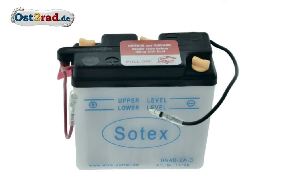 Batterie 6V, 2A (Preis zuzügl. Batteriepfand 7,50 ¤) Batterie 6V, 2A (Preis zuzügl. Batteriepfand 7,50 ¤)