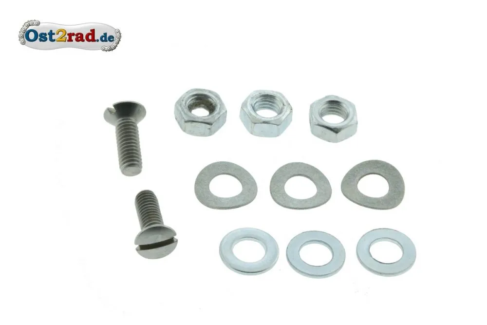 Befestigung Set Chrom Rücklicht MZ ES, ETS, TS Befestigung Set Chrom Rücklicht MZ ES, ETS, TS