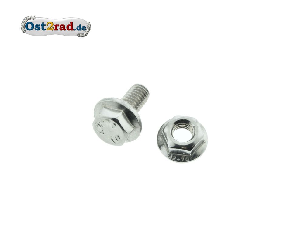 Befestigung Set Trittbrett, Beinschutz SR50 Edelstahl Befestigung Set Trittbrett, Beinschutz SR50 Edelstahl