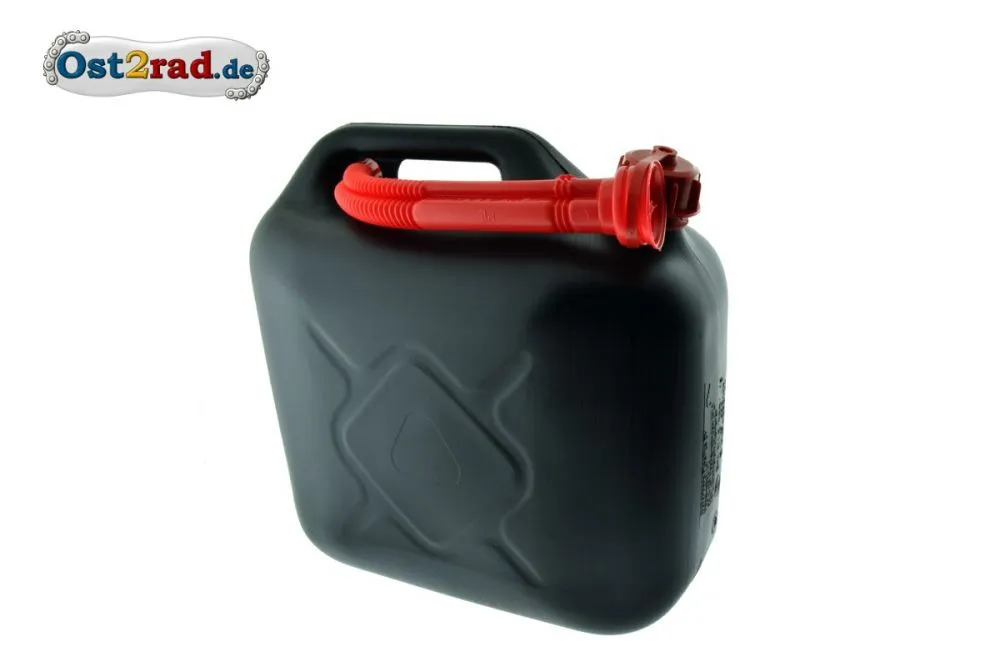 Benzinkanister Kunststoff 10l schwarz mit UN-Zulassung Benzinkanister Kunststoff 10l schwarz mit UN-Zulassung