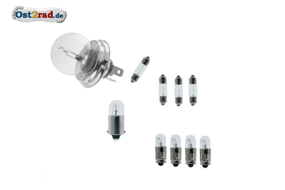 Birnensatz Glühlampen 6V passend für MZ ES 125 150 250 - BILUX
