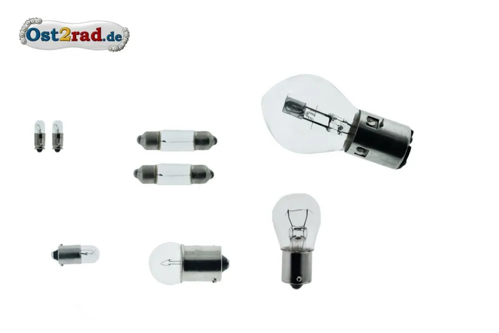 Birnensatz Glühlampen VAPE SIMSON Schwalbe KR51/2 Birnensatz Glühlampen VAPE SIMSON Schwalbe KR51/2