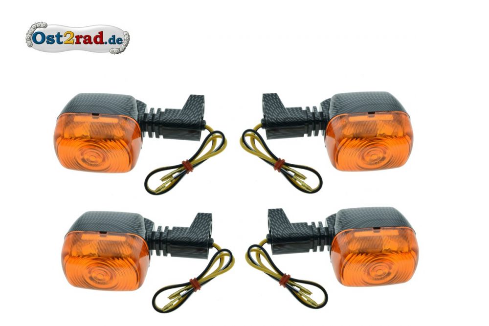 Blinker Satz SR50 S53 carbon-orange Blinker Satz SR50 S53 carbon-orange