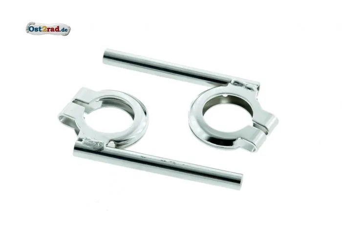 Blinkleuchtenträger, Blinkerhalter S50 , S51 vorn verchromt
