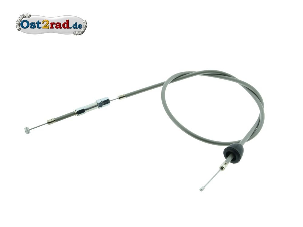 Bowdenzug Starter SILBERGRAU BVF-Vergaser KR51/1 SR4- mit Stellschraube