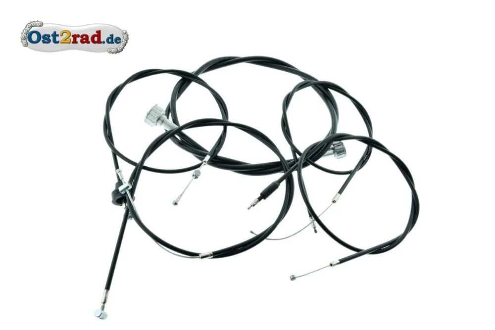 Cable set with front brake MZ ETZ, TS 250 Cable set with front brake MZ ETZ, TS 250