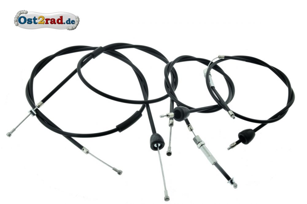 Bowdenzugsatz SCHWARZ für BVF SIMSON Schwalbe KR51/2