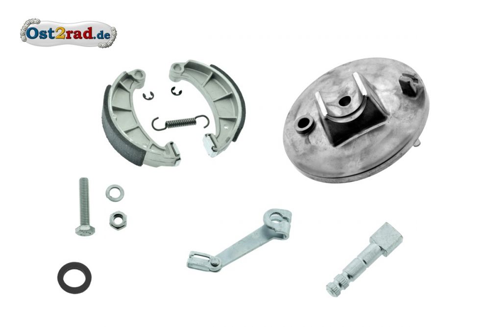 Bremsankerplatte vorn komplett für Simson S51, S50 und SR50 Bausatz Bremsankerplatte vorn komplett für Simson S51, S50 und SR50 Bausatz