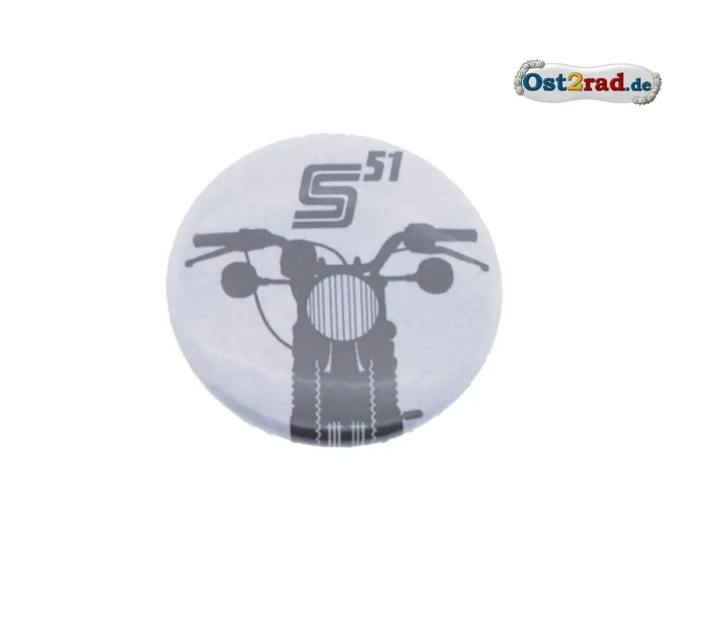 Blechbutton rund 25mm SIMSON S51 Frontmotiv Blechbutton rund 25mm SIMSON S51 Frontmotiv