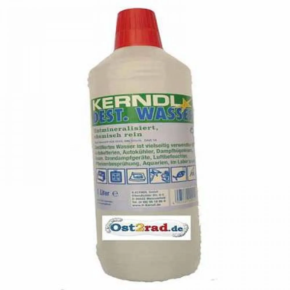 Distilled water