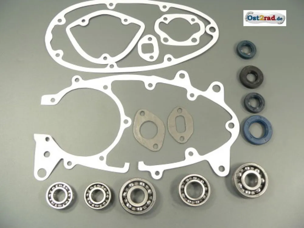 Sealing and bearing set complete Jawa Mustang