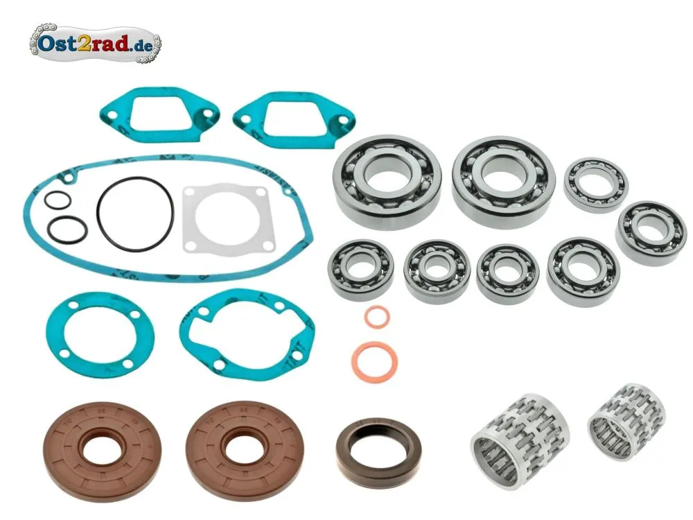 Dicht- und Lagersatz TS250-1 MIT NADELLAGER, SNH-Motorona, Plastasit Dicht- und Lagersatz TS250-1 MIT NADELLAGER, SNH-Motorona, Plastasit