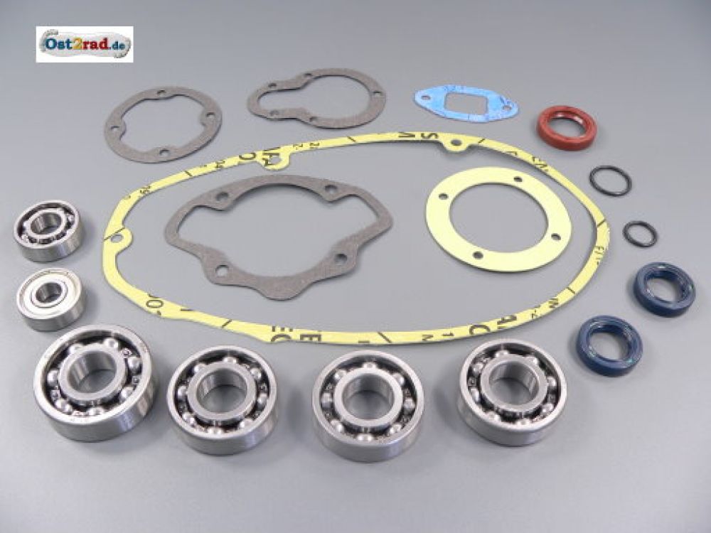 Thick set and bearing set MZ TS 125, 150 outside wave sealing rings
