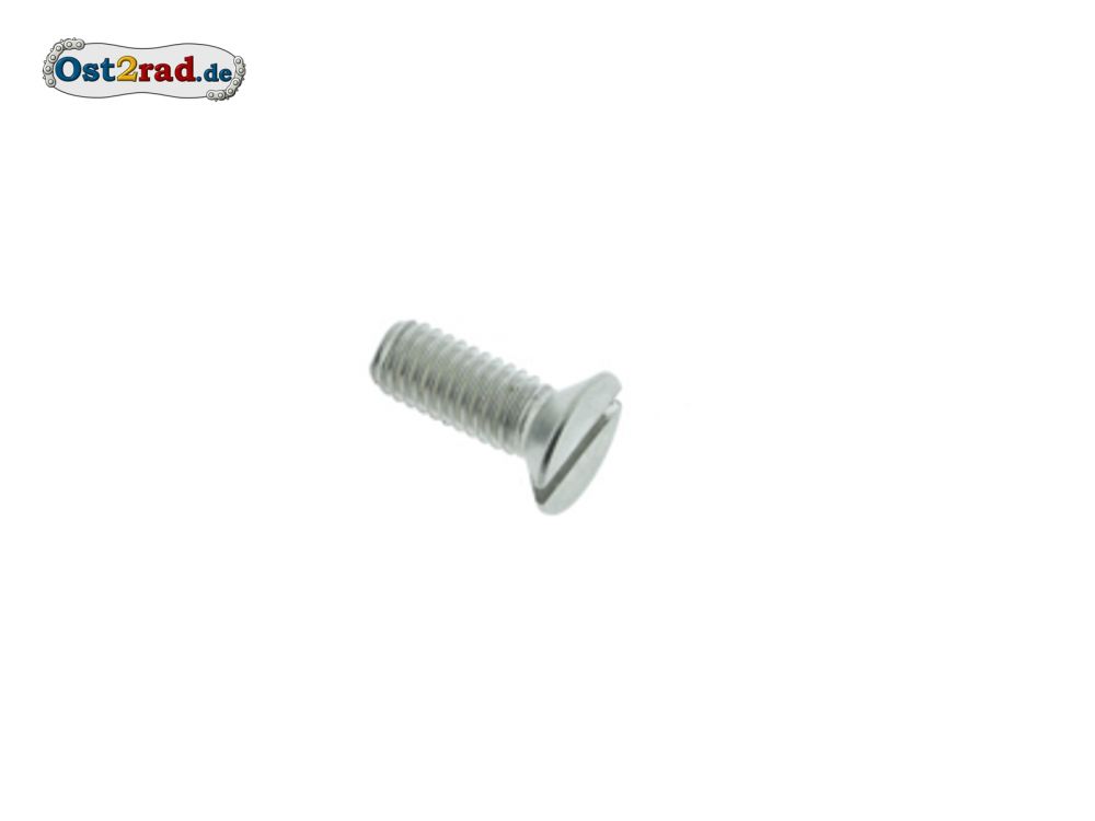 Senkkopf Schraube M5x12 Schlitz, Verzinkt Senkkopf Schraube M5x12 Schlitz, Verzinkt