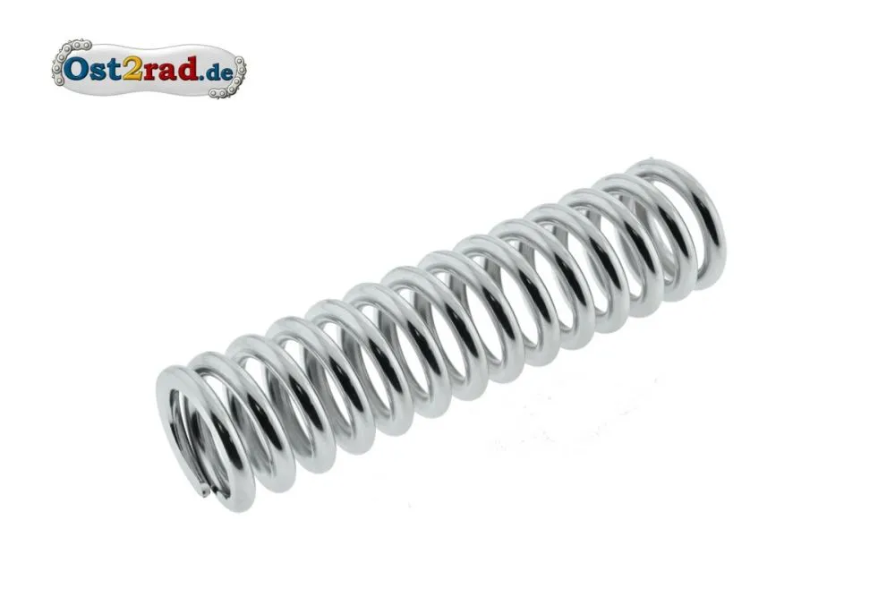 Druckfeder für Federbein außenliegend für Simson S50 S51 SR50, chrom Druckfeder für Federbein außenliegend für Simson S50 S51 SR50, chrom