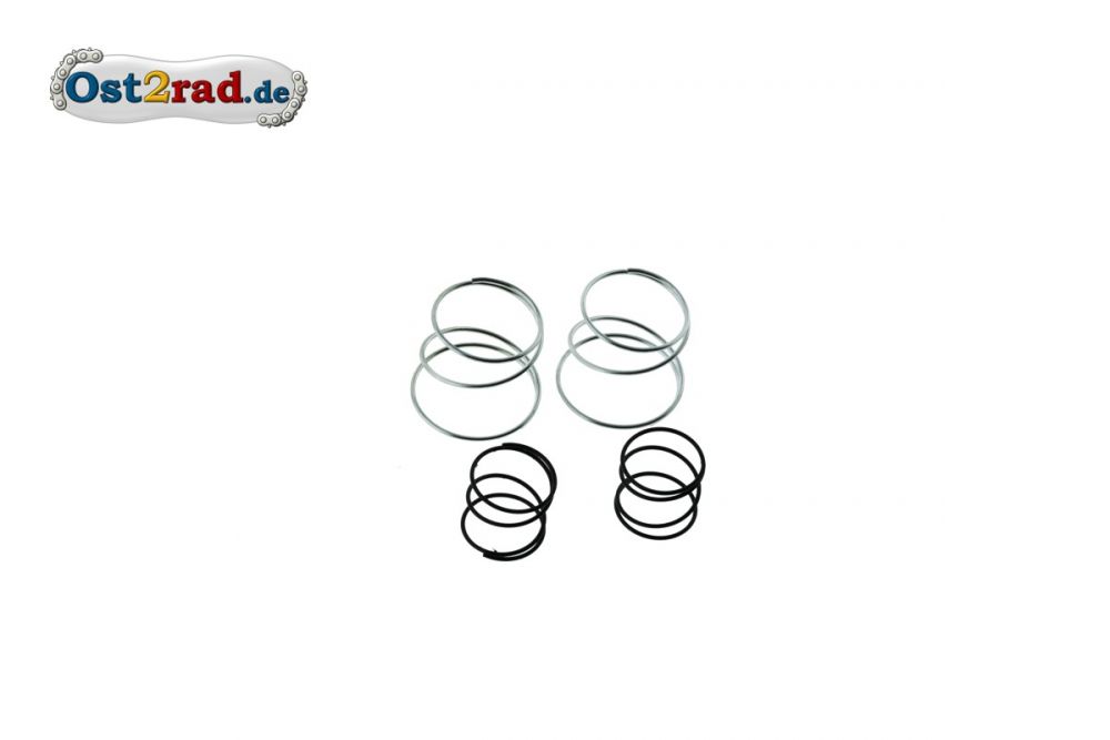 Set of compression springs for telescopic front fork MZ chromium-plates Set of compression springs for telescopic front fork MZ chromium-plates
