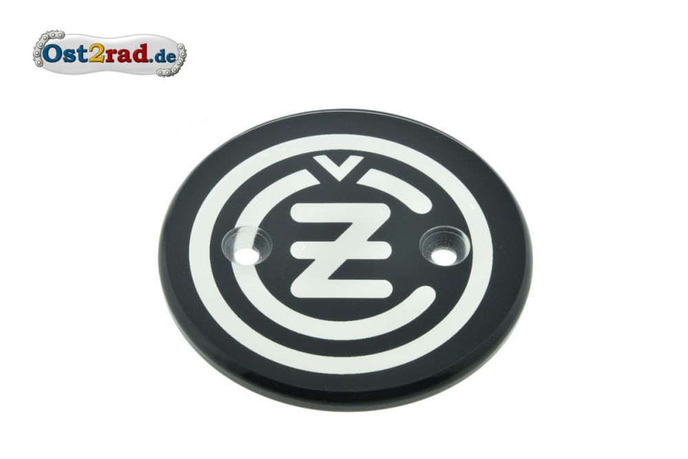 Emblem Tank CZ Plastik schwarz weiß Emblem Tank CZ Plastik schwarz weiß