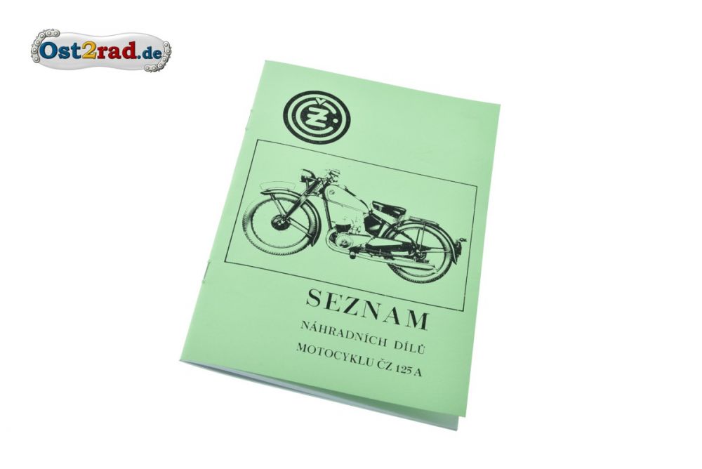 Ersatzteilkatalog CZ 125A tschechisch