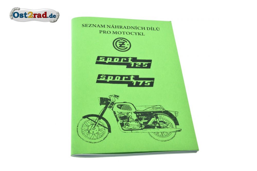 Ersatzteilkatalog CZ Sport 125 175 Typ 476 477 tschechisch