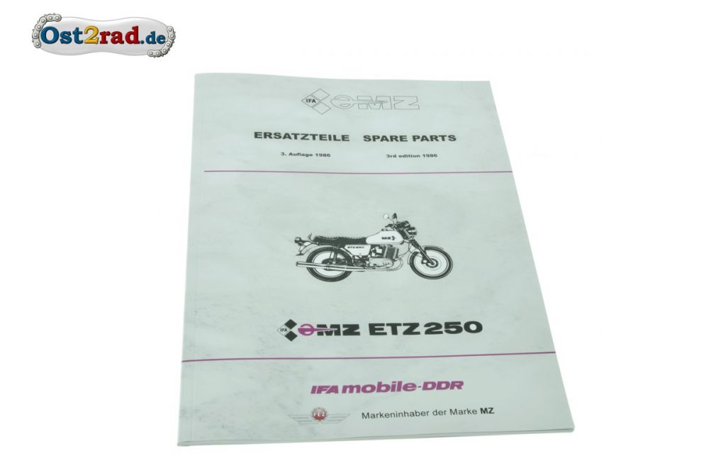 Parts Catalog MZ ETZ 250