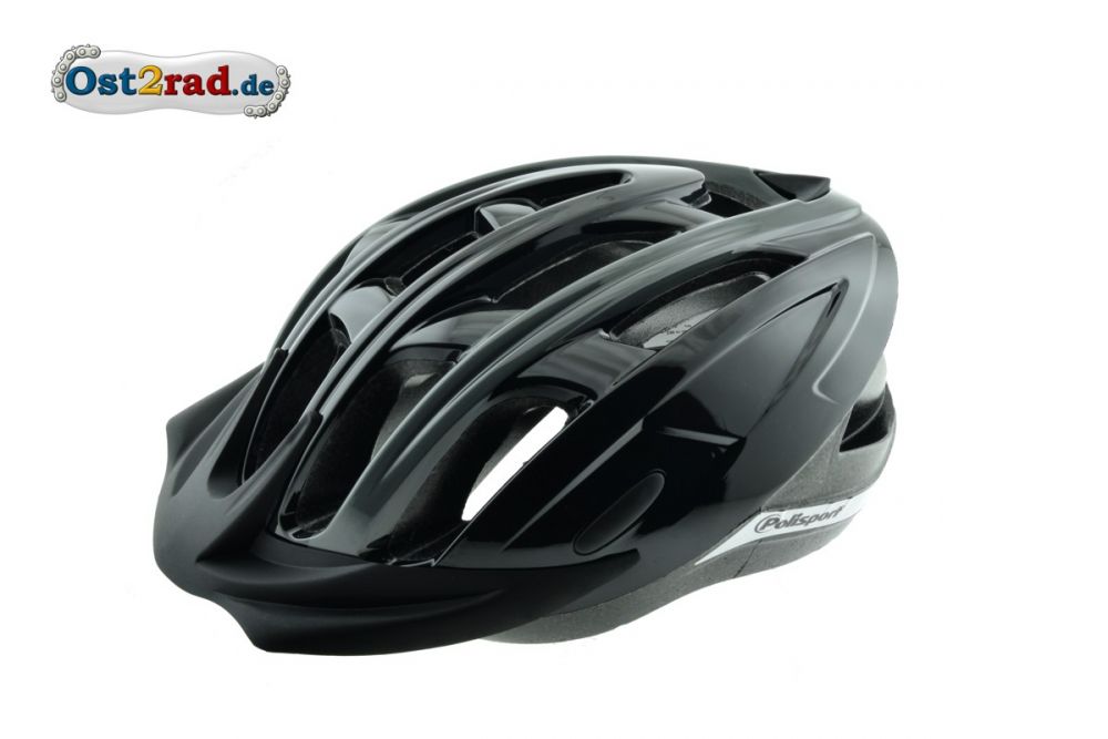 Fahrradhelm Polisport dunkelgrau-schwarz Fahrradhelm Polisport dunkelgrau-schwarz