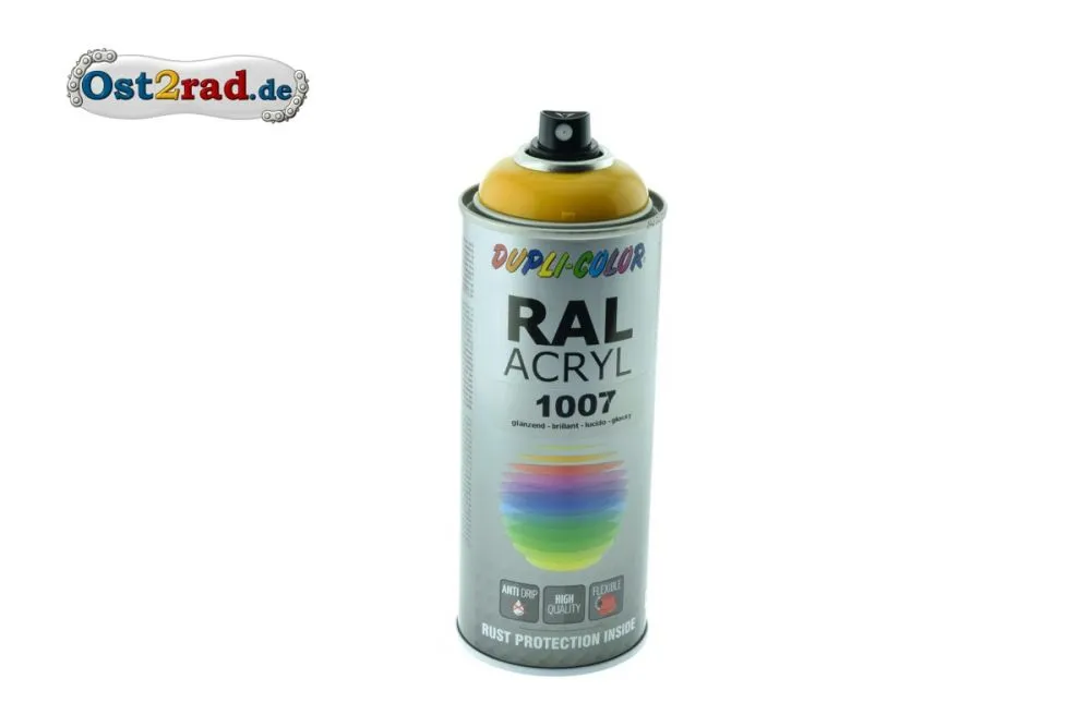Farbspray ACRYL ähnlich NARZISSENGELB für Simson S51, glänzend Farbspray ACRYL ähnlich NARZISSENGELB für Simson S51, glänzend