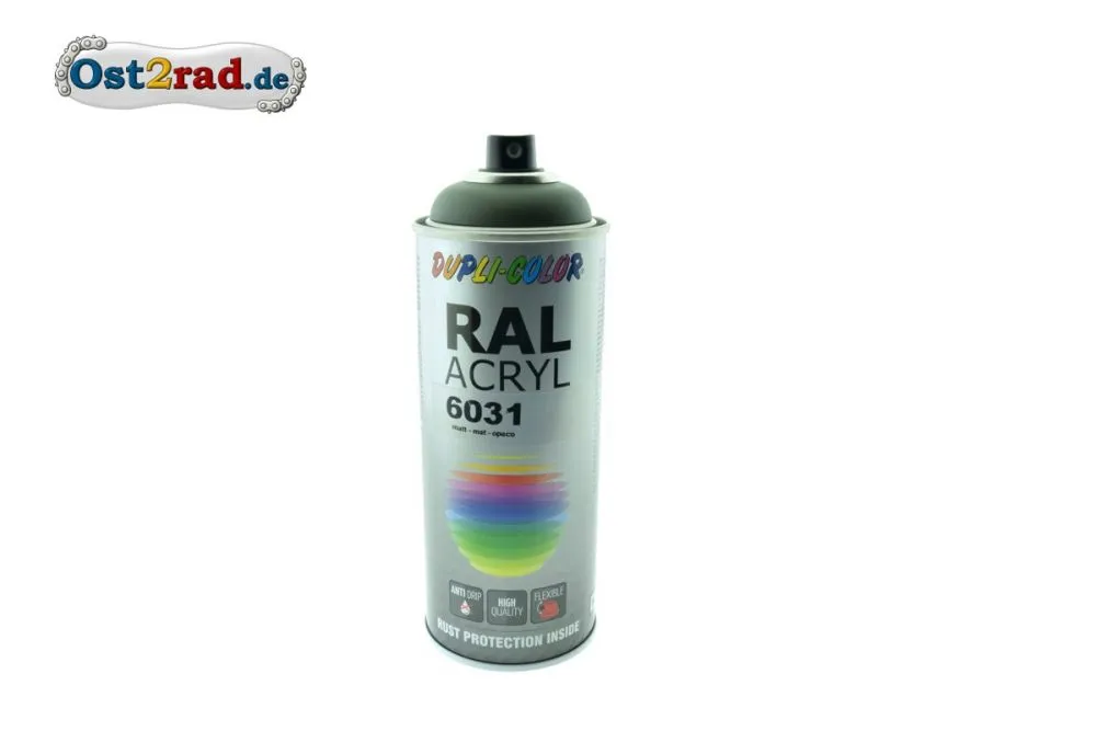 Farbspray ACRYL ähnlich NVA-grün RAL 6031, matt Farbspray ACRYL ähnlich NVA-grün RAL 6031, matt