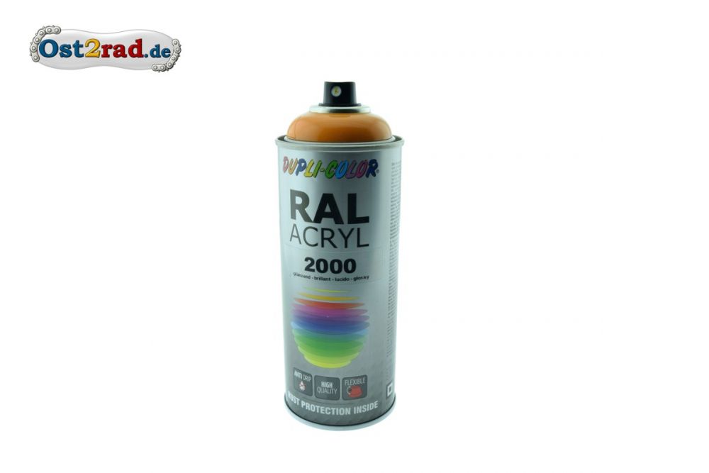 Farbspray ACRYL ähnlich SAHARABRAUN II für Simson Schwalbe Duo, glänzend Farbspray ACRYL ähnlich SAHARABRAUN II für Simson Schwalbe Duo, glänzend