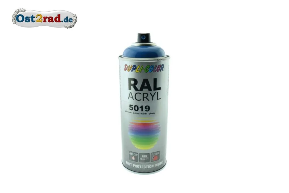 Farbspray ACRYL dunkelblau RAL 5019, glänzend Farbspray ACRYL dunkelblau RAL 5019, glänzend