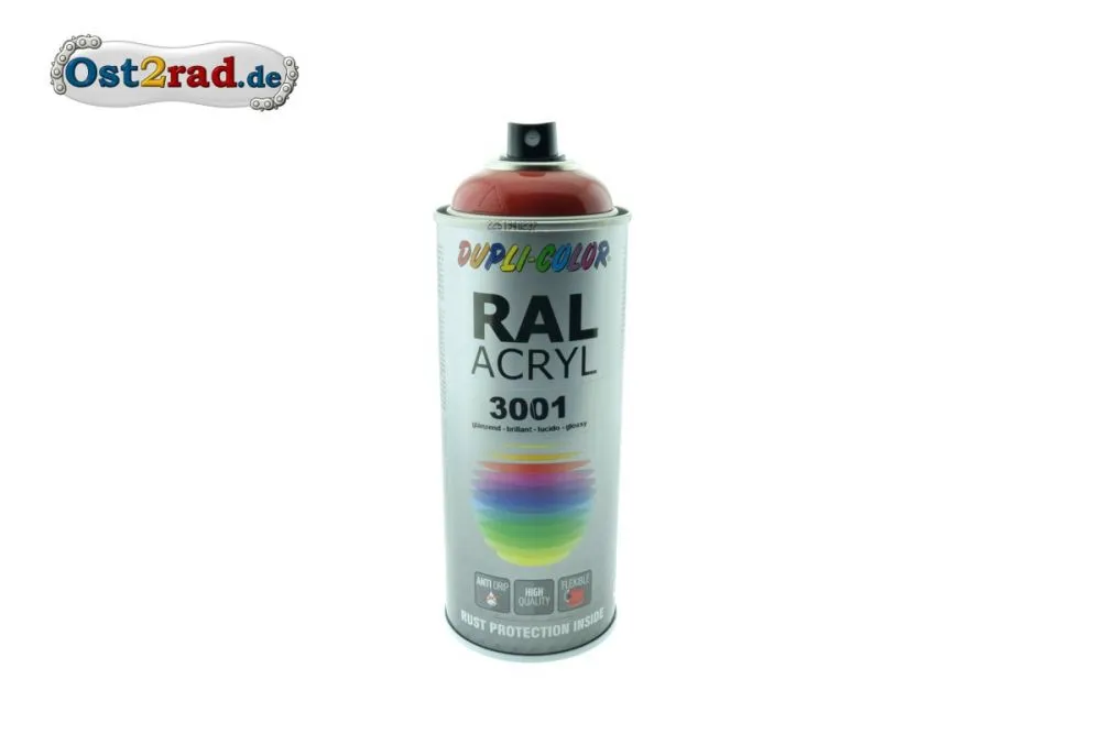 Farbspray ACRYL signalrot RAL 3001, glänzend Farbspray ACRYL signalrot RAL 3001, glänzend