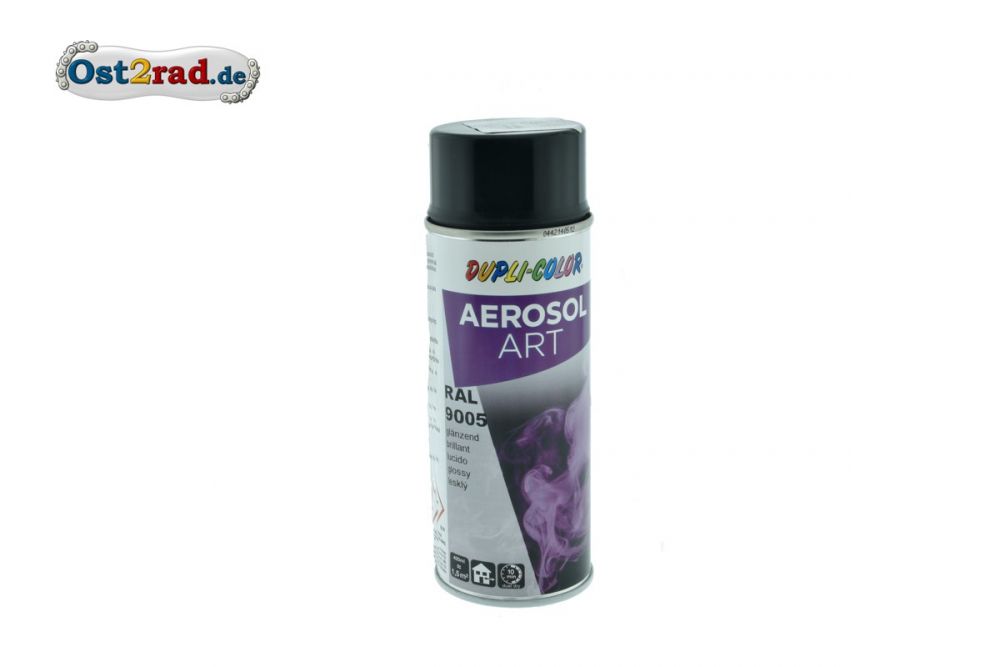 Farbspray ACRYL tiefschwarz RAL 9005, glänzend