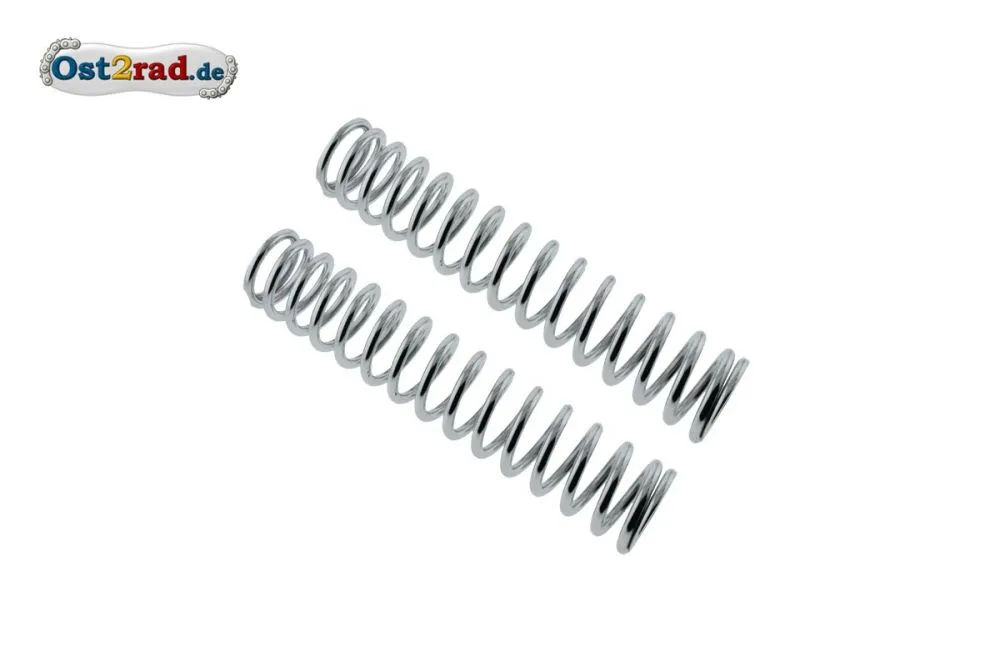 Spring for suspension unit MZ, pair, TS and ETZ chromium-plates Spring for suspension unit MZ, pair, TS and ETZ chromium-plates