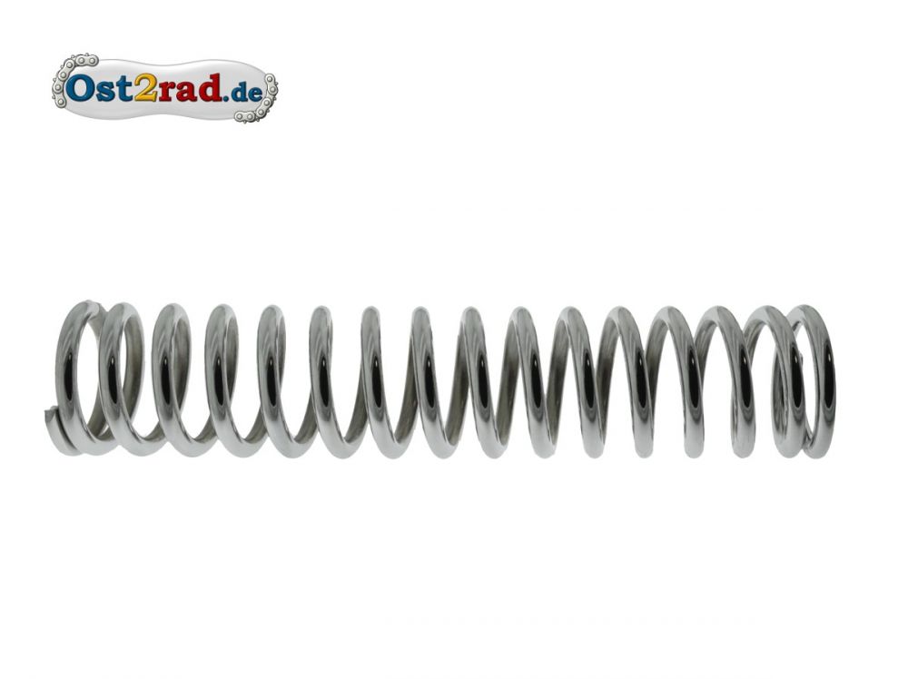 Feder für Federbein TS ETZ 125 150 250 chrom mit außenliegender Feder Feder für Federbein TS ETZ 125 150 250 chrom mit außenliegender Feder