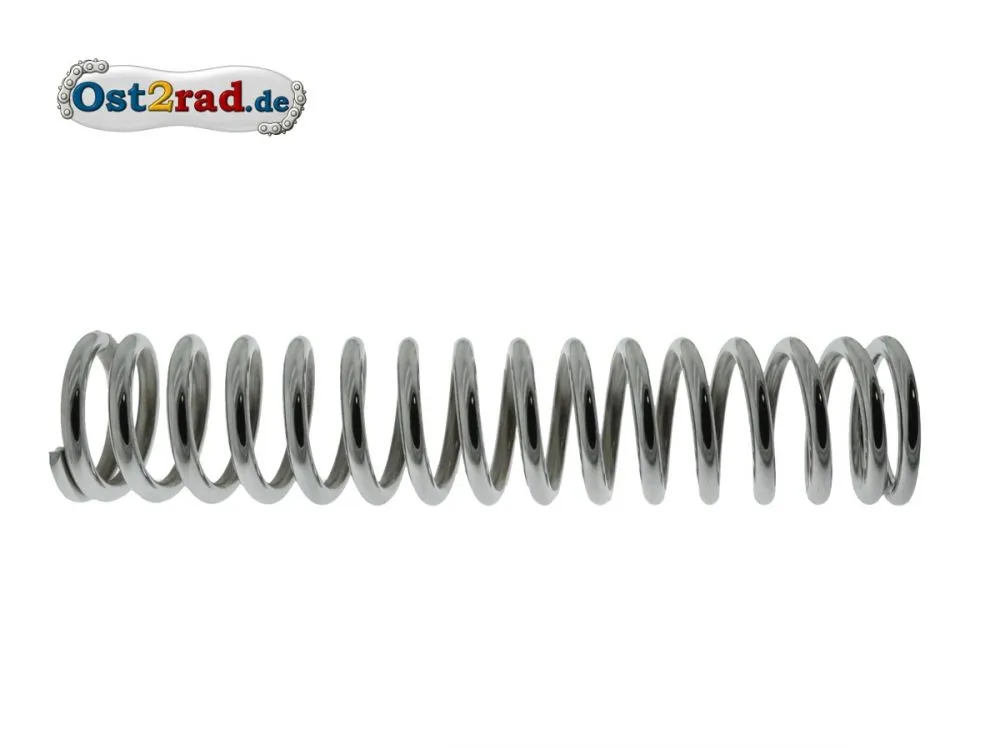 Feder für Federbein TS ETZ 125 150 250 chrom mit außenliegender Feder Feder für Federbein TS ETZ 125 150 250 chrom mit außenliegender Feder