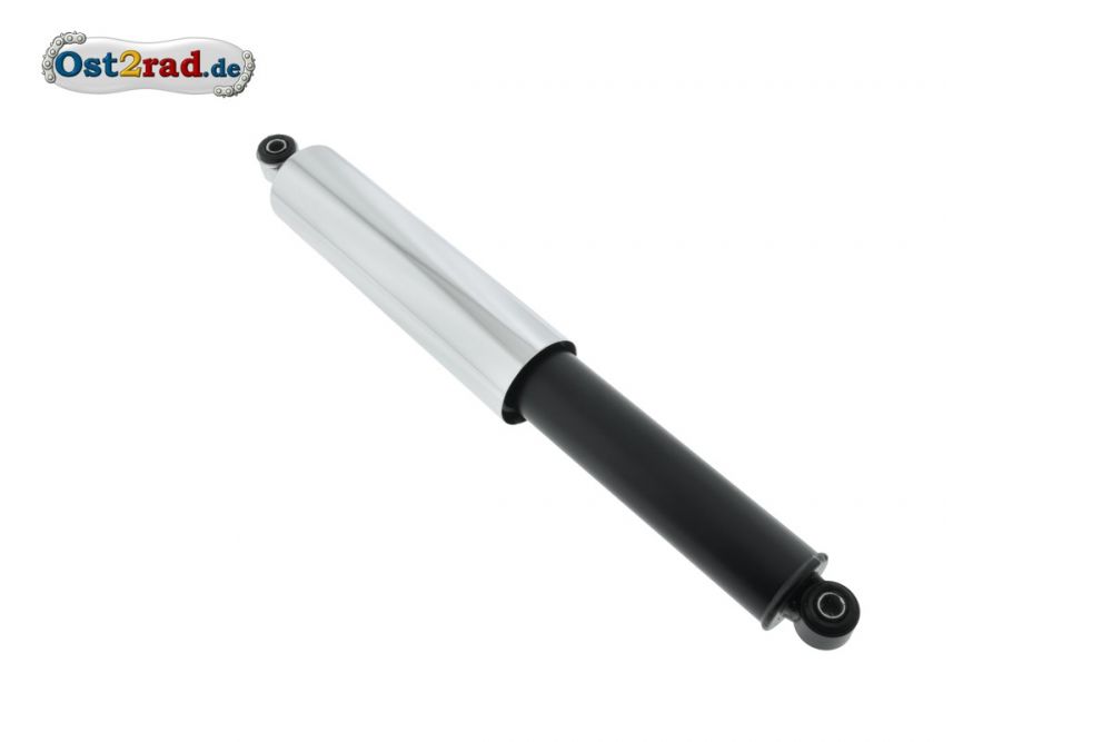Federbein kpl., hinten, schwarz u. Chromhülse S50, S51, KR51, SR4-3, SR4-4 Federbein kpl., hinten, schwarz u. Chromhülse S50, S51, KR51, SR4-3, SR4-4