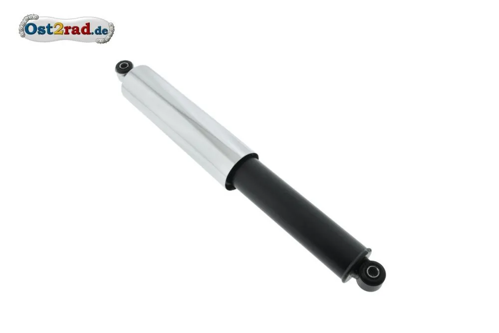 Federbein kpl., hinten, schwarz u. Chromhülse S50, S51, KR51, SR4-3, SR4-4 Federbein kpl., hinten, schwarz u. Chromhülse S50, S51, KR51, SR4-3, SR4-4