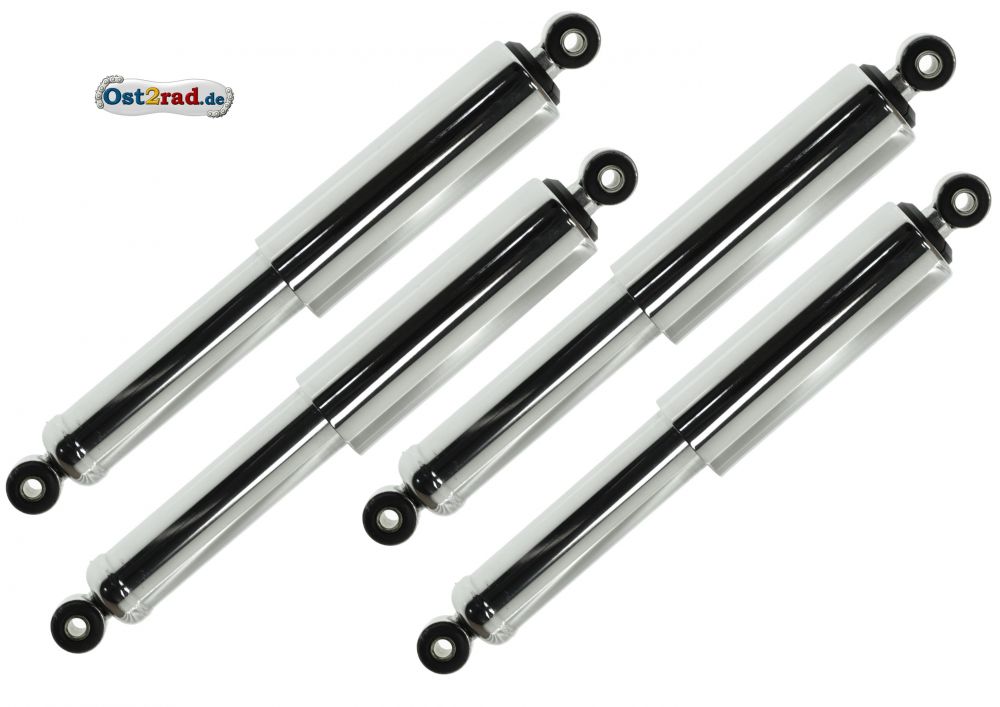 Federbeine Satz Chrom KR51/1 Star komplett für Simson Federbeine Satz Chrom KR51/1 Star komplett für Simson