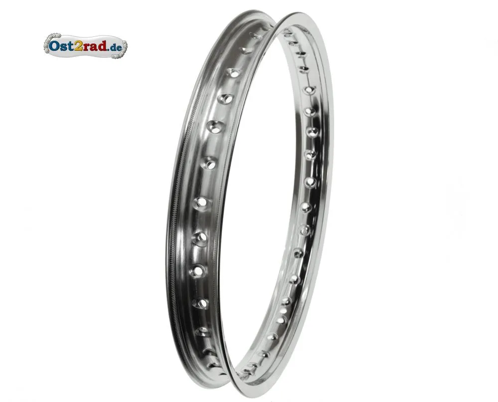 Rim aluminium 1,85 x 16 für MZ - Typen, 2. choice Rim aluminium 1,85 x 16 für MZ - Typen, 2. choice