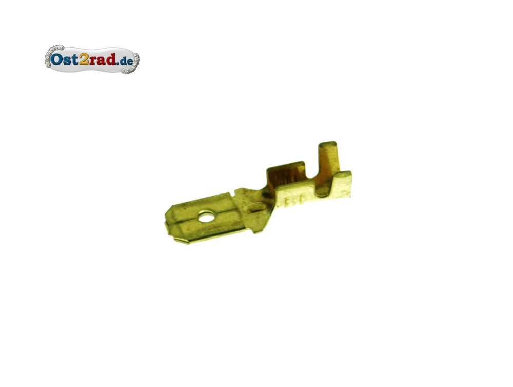 Flachsteckzunge unisoliert 6,3 mm Flachsteckzunge unisoliert 6,3 mm