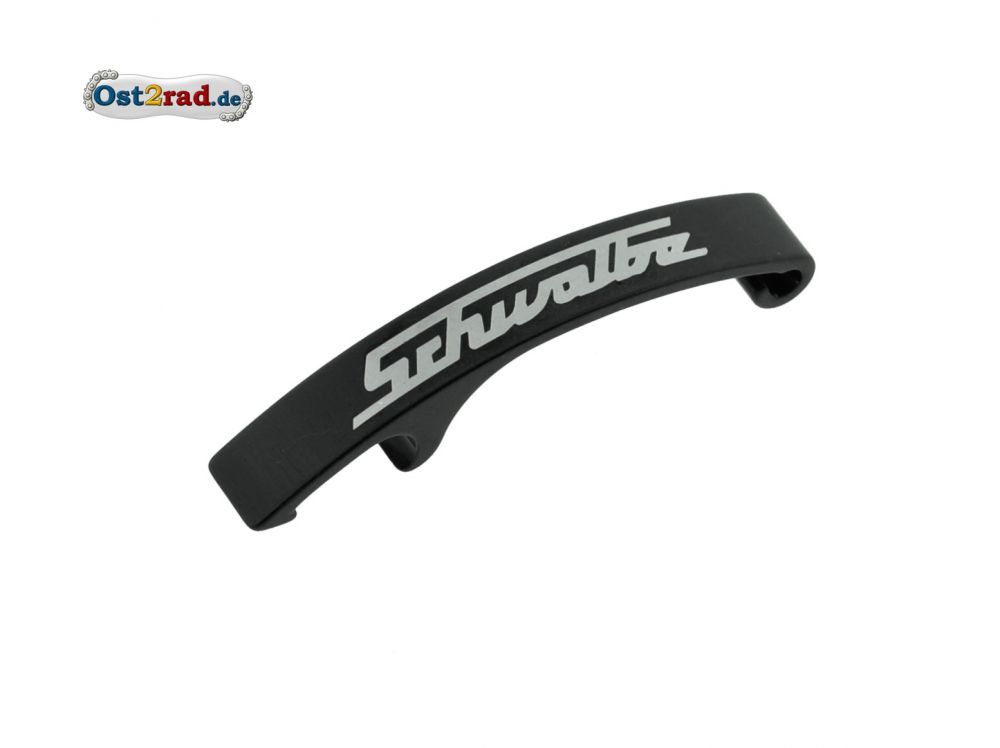 Flaschenöffner mit Lasergravur Schwalbe - schwarz eloxiert Flaschenöffner mit Lasergravur Schwalbe - schwarz eloxiert