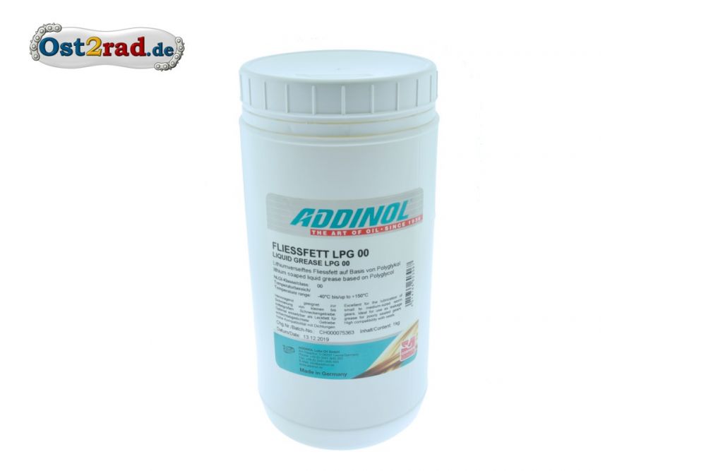 Fließfett LPG 00 Addinol 1KG Dose Fließfett LPG 00 Addinol 1KG Dose