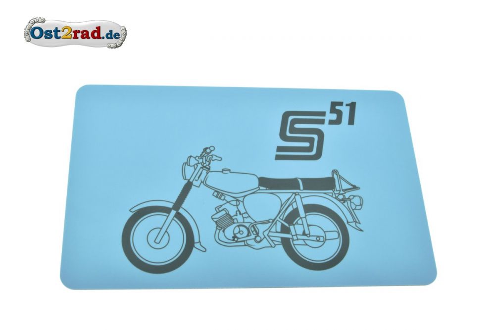 Frühstücksbrettchen S51 blau Frühstücksbrettchen S51 blau