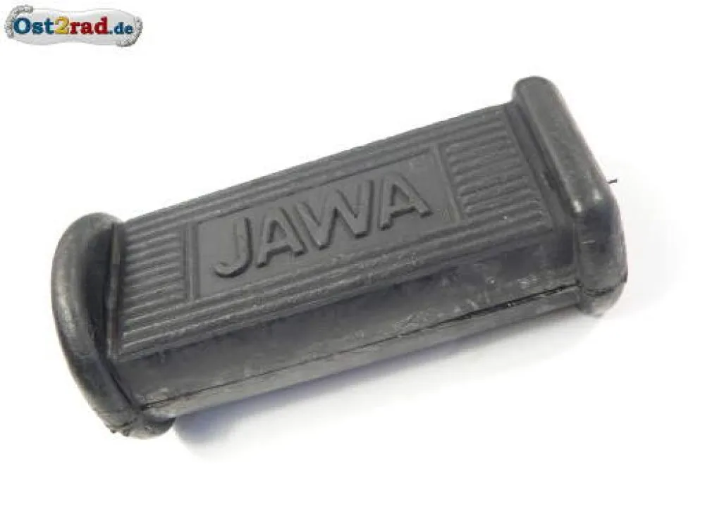 JAWA Jawa footrest rubber oval with inscription JAWA Jawa footrest rubber oval with inscription